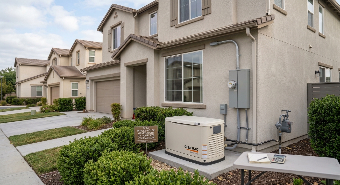 Best Whole-House Generators by Home Size