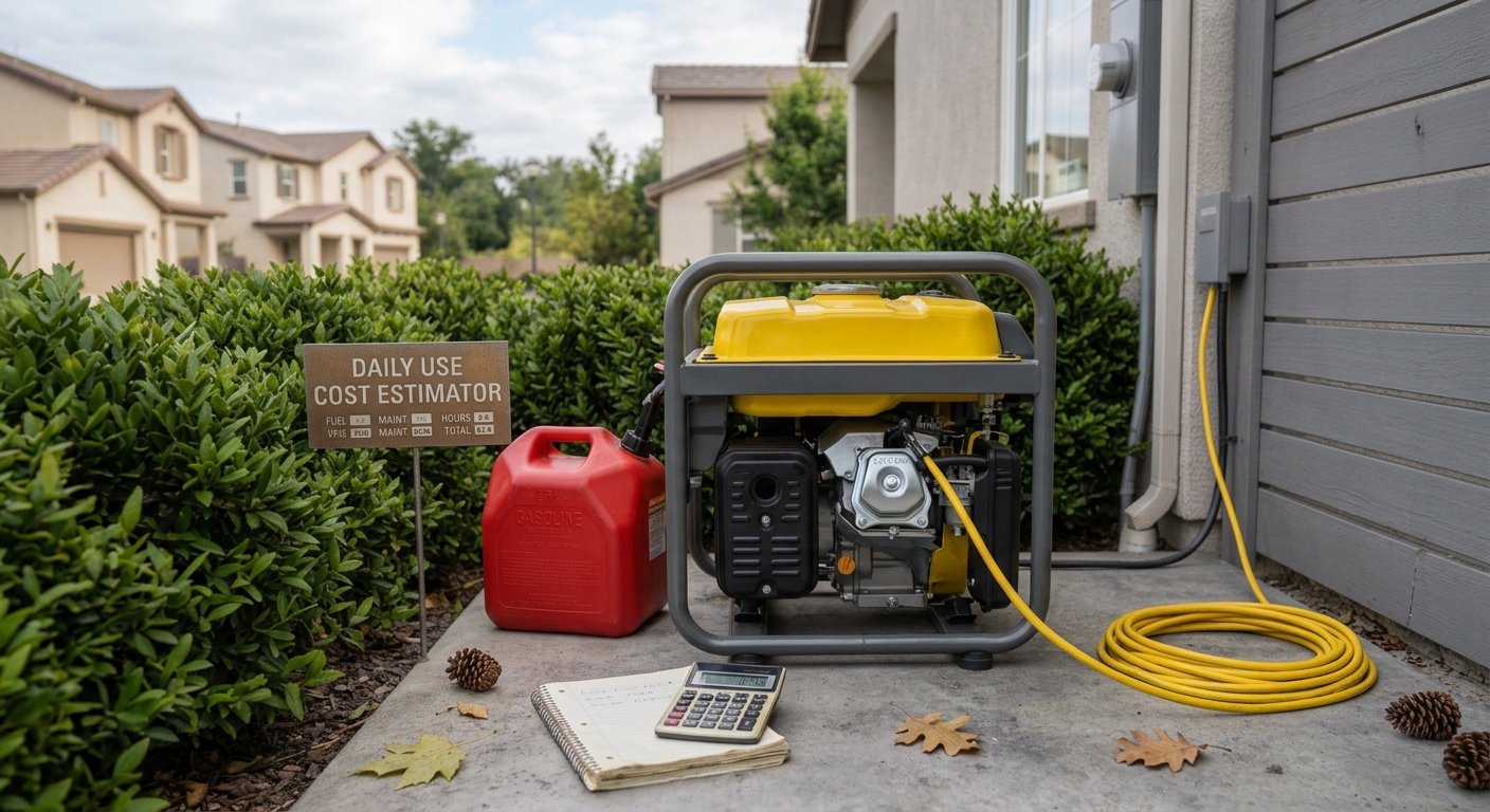 How Much Does a Portable Generator Cost to Run Per Day?