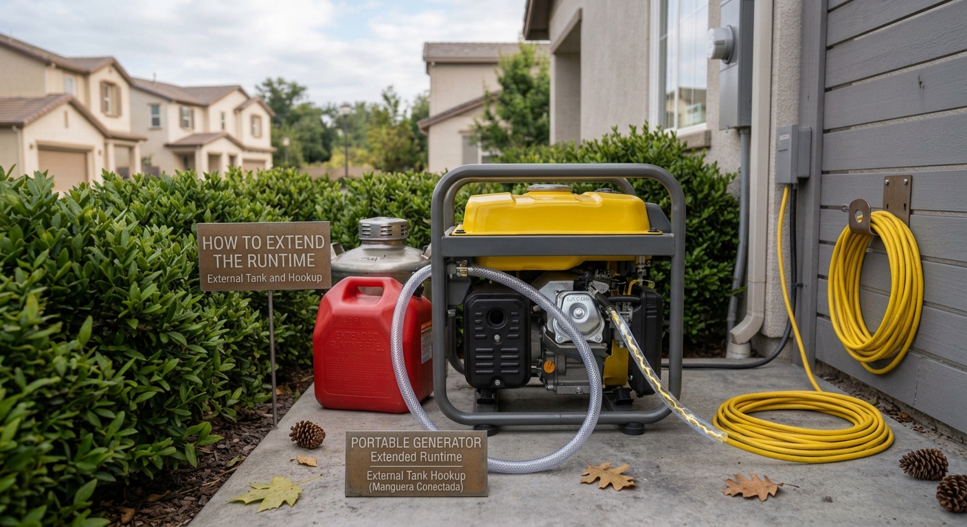 How to Extend the Runtime of a Portable Generator