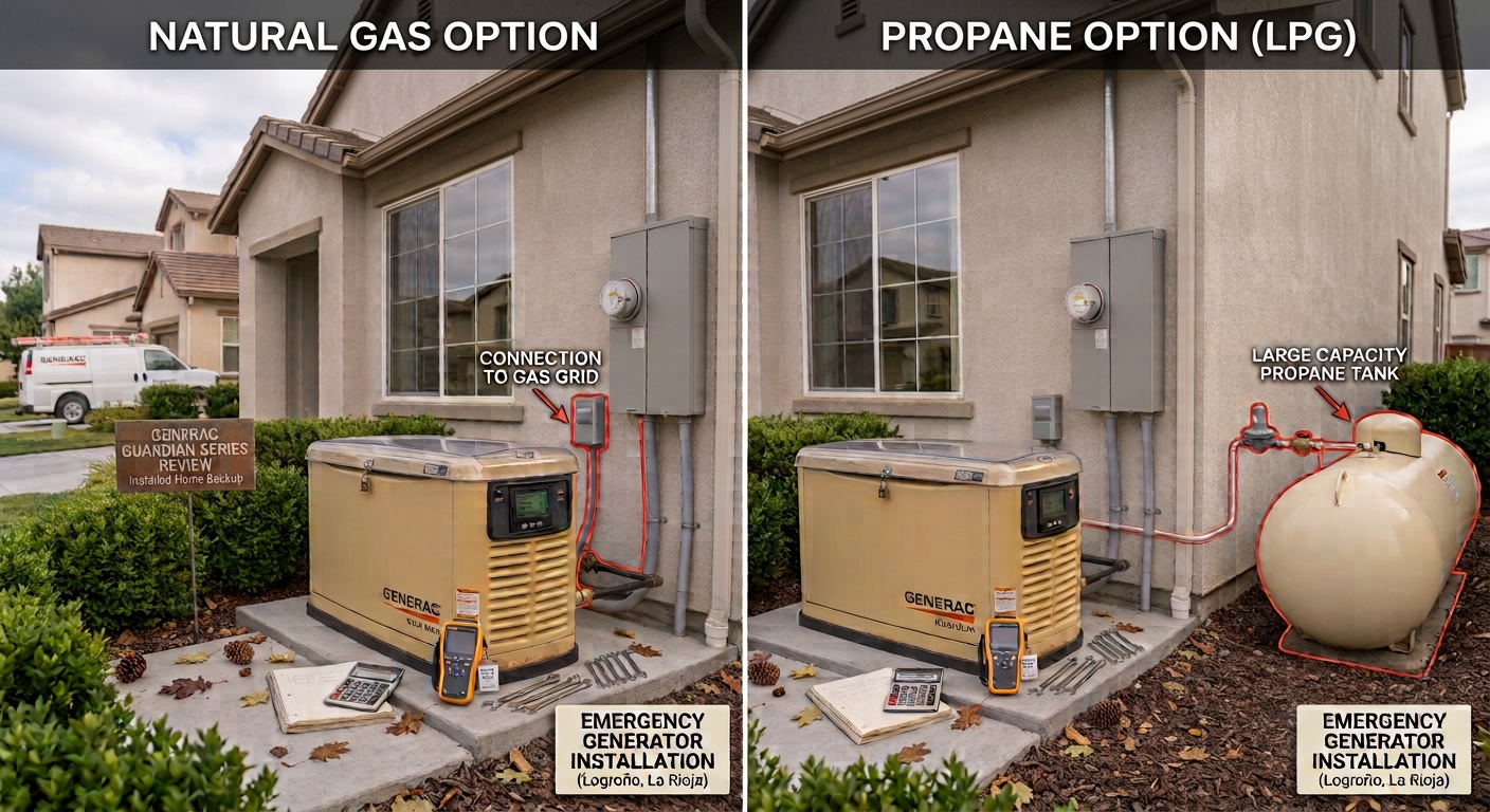 Natural Gas vs Propane Standby Generators: Which Is Better?