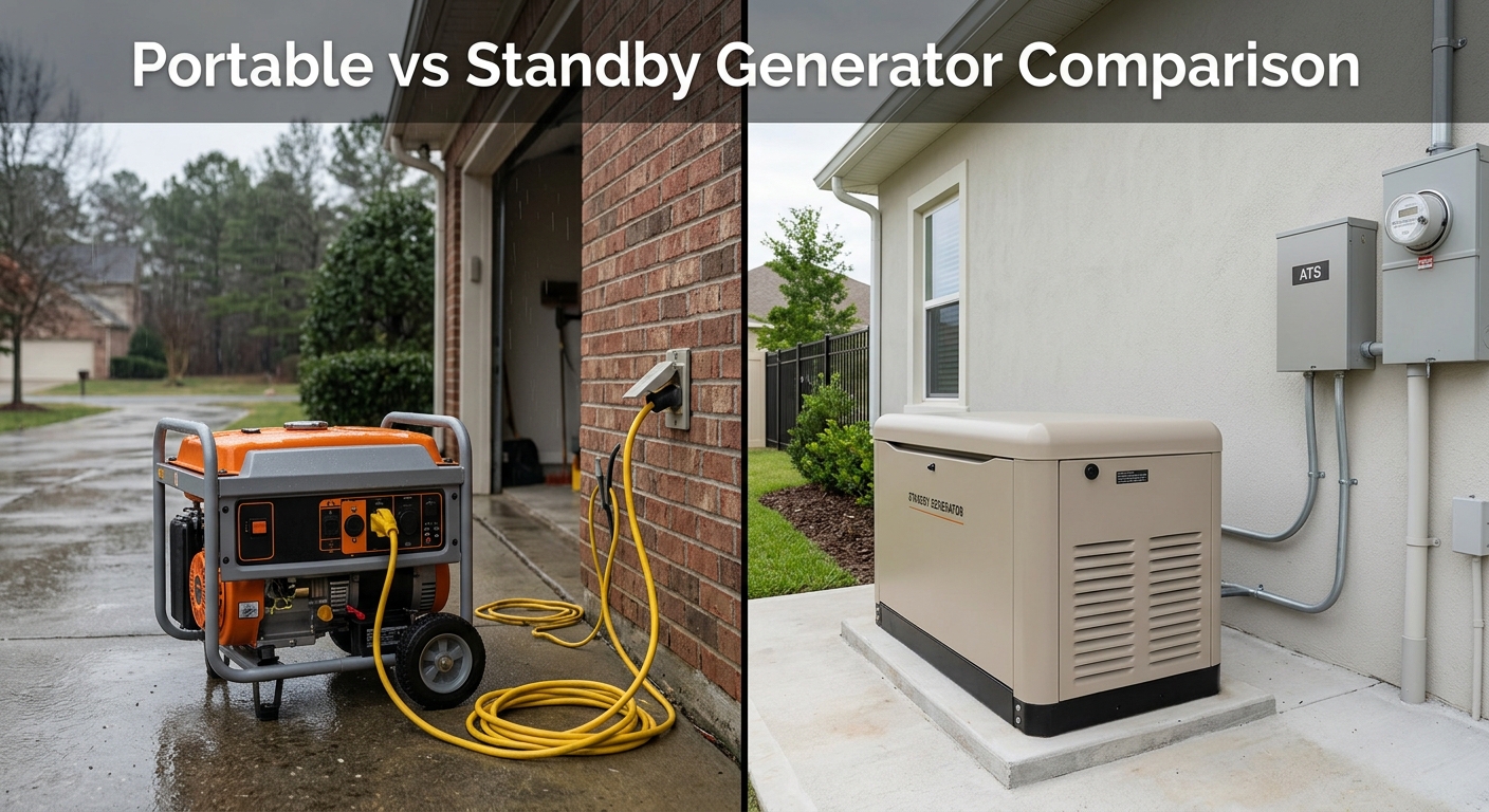 Portable vs Standby Generators: Which Is Right for You?
