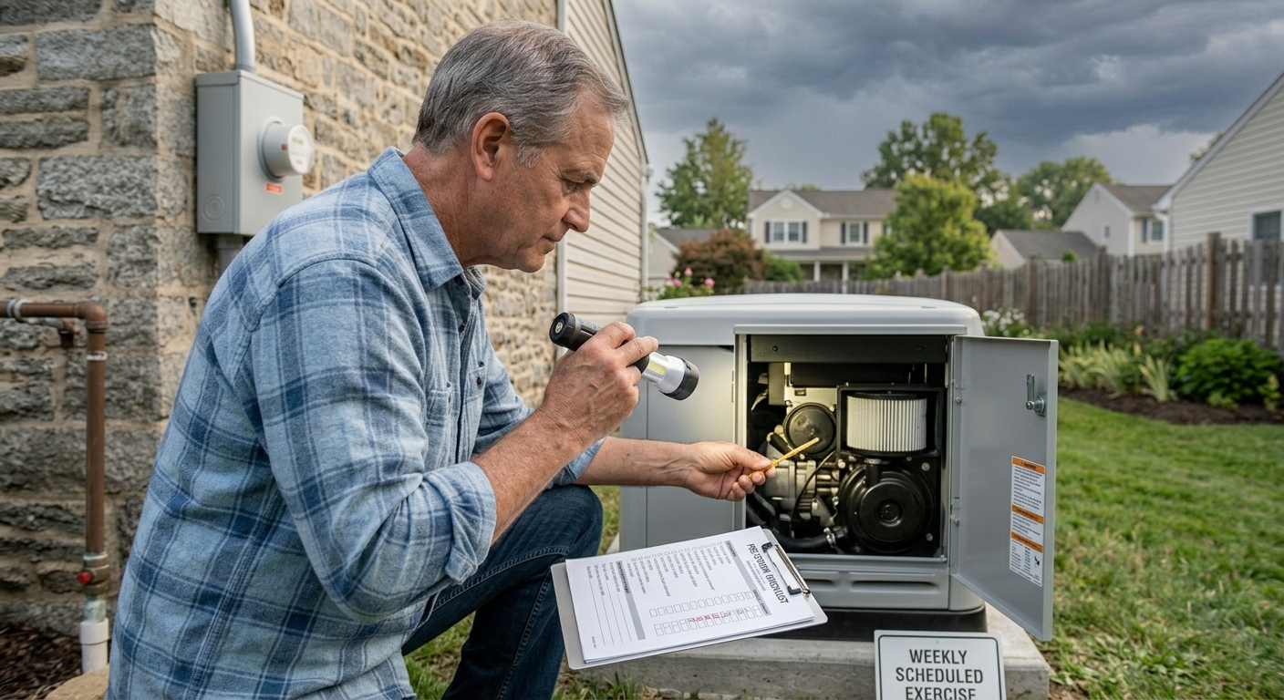 Generator Maintenance Checklist Before Storm Season