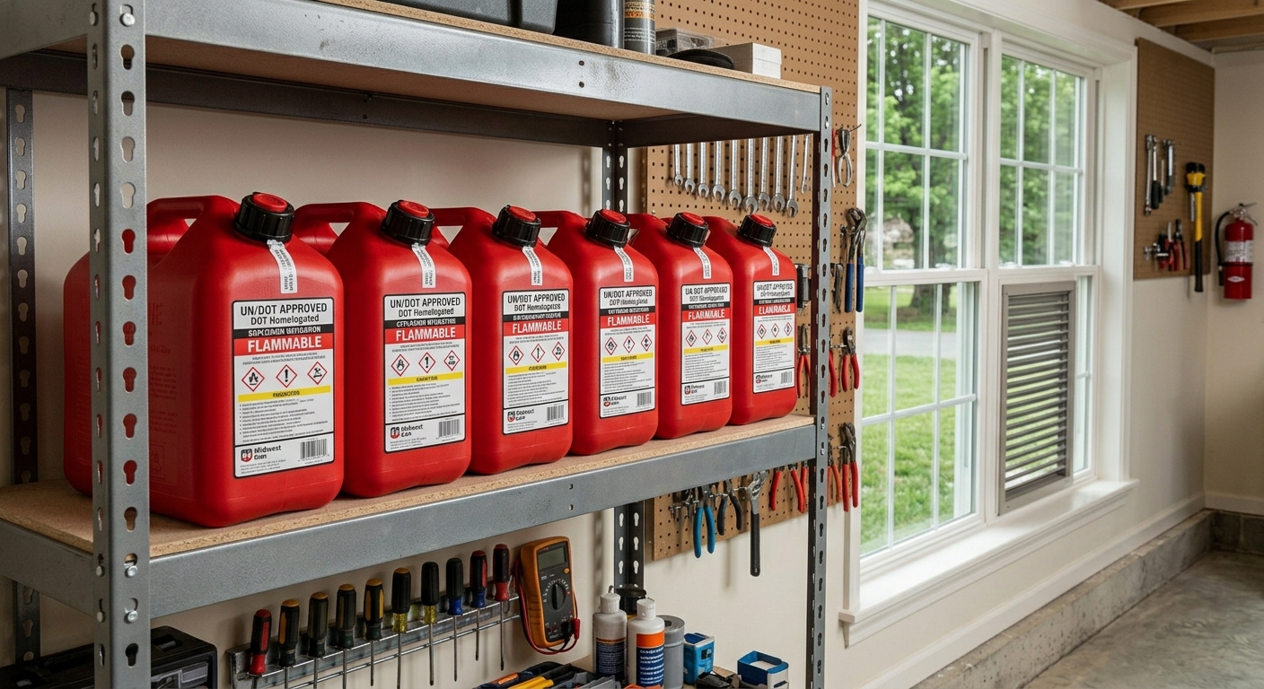 How to Store Gasoline Safely for Your Generator